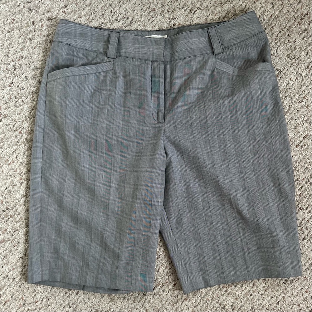 Sport Haley Bermuda Shorts Black Plaid Size See Measurements - Picture 6 of 6